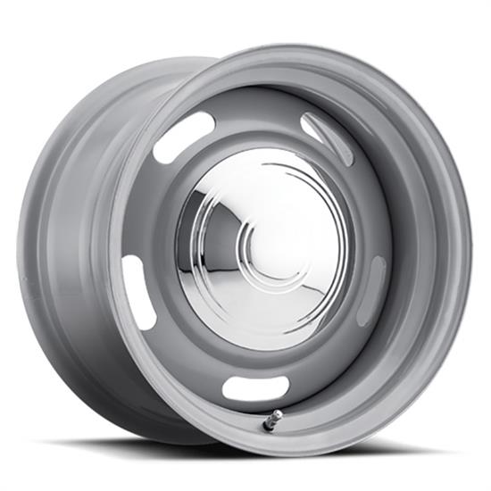 Vision Wheels 55-5461 American Muscle 55 Rally Silver Wheel