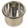 Eddie Motorsports MS281-31P Polished Spun Aluminum Drink Holder, Large