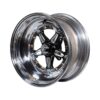 Keizer 1585BC 15x8 Direct Mount Wheel, 4 Inch Offset, Polished