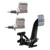 AFCO Dual Master Cylinder Floor Mount Brake Pedal Assembly