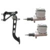 AFCO 7:1 Brake Pedal/Dual Master Cylinder Kit