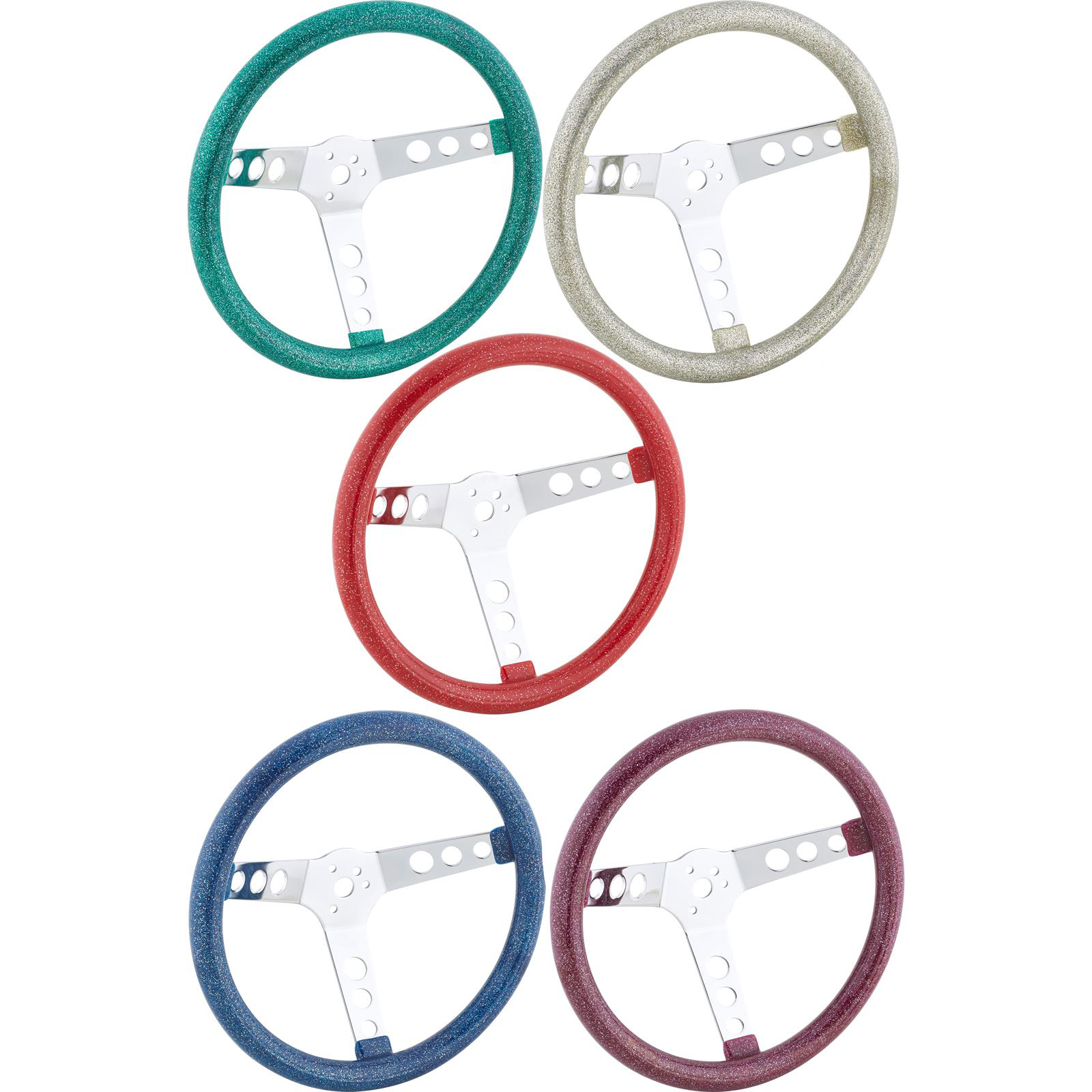 Metalflake Steering Wheels, 13 Inch