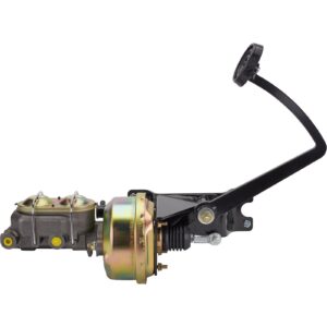 Universal Brake Pedal, 7 Inch Booster, 1 Inch Master Cylinder