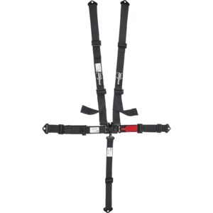 Speedway Motors 2-Inch, Black, 5-Point Latch & Link Belts